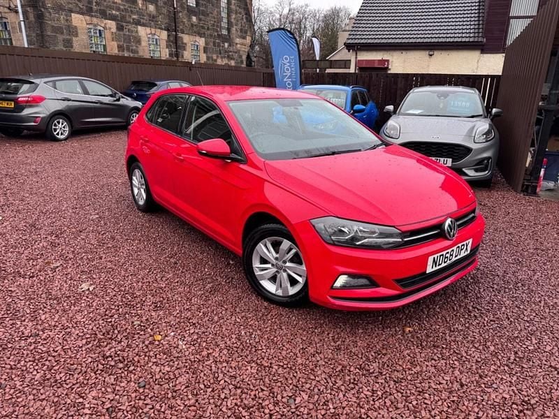 Red Used 2019 VW Polo SE Hatchback | £9,995 (Good price) - Image 1/4
