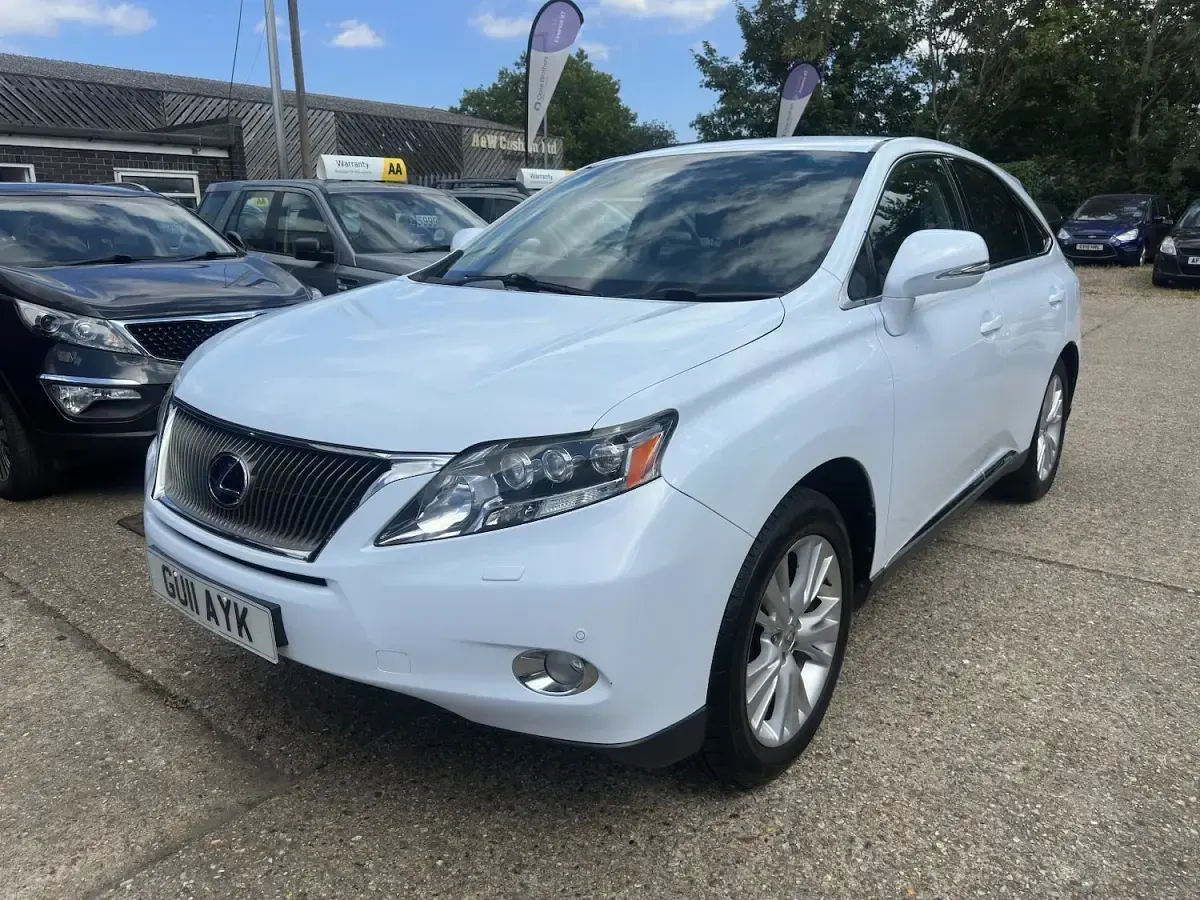 Used Lexus RX450h 2011 White SUV