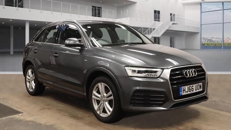 Grey Used 2016 Audi Q3 S-Line SUV | £8,494 (Fair price) - Image 1/4