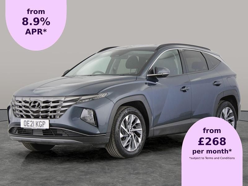 Blue Used 2021 Hyundai Tucson Premium SUV | £19,099 (Fair price) - Image 1/1