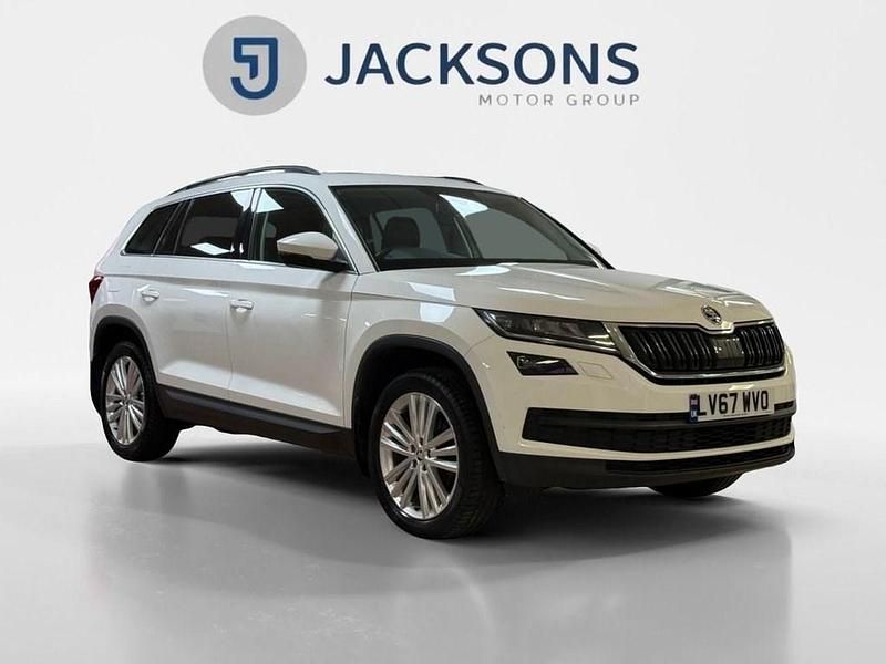 Used Skoda Kodiaq SE L 150 HP (110 kW) 2017 White SUV