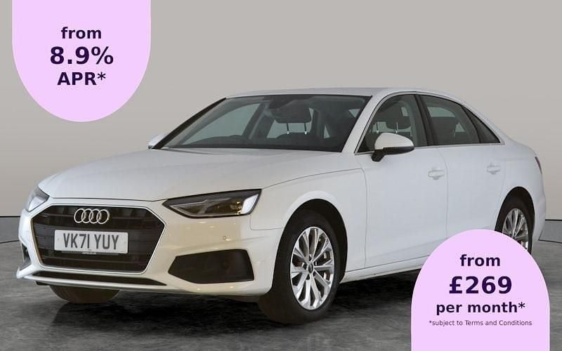 White Used 2021 Audi A4 Design Sedan | £19,549 (Super price) - Image 1/2