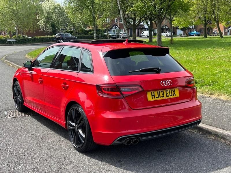Used Audi A3 S-Line 2013 Red Hatchback