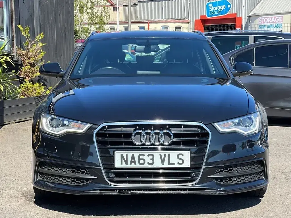 Used Audi A6 S-Line 177 HP (130 kW) 2013 Black Estate