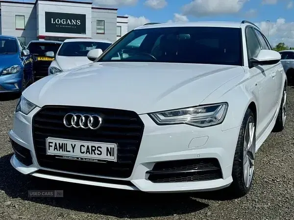 Used Audi A6 Black Edition 190 HP (139 kW) 2015 White Estate