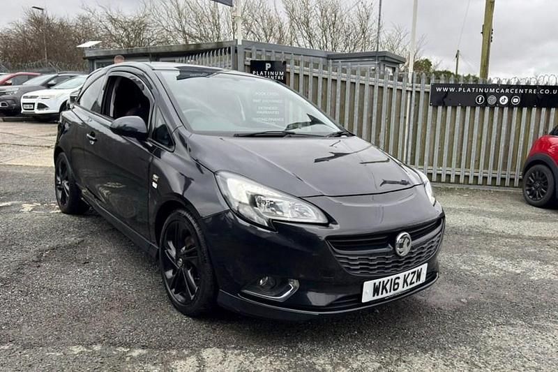 Used Vauxhall Corsa Edition 100 HP (73 kW) 2016 Black Hatchback