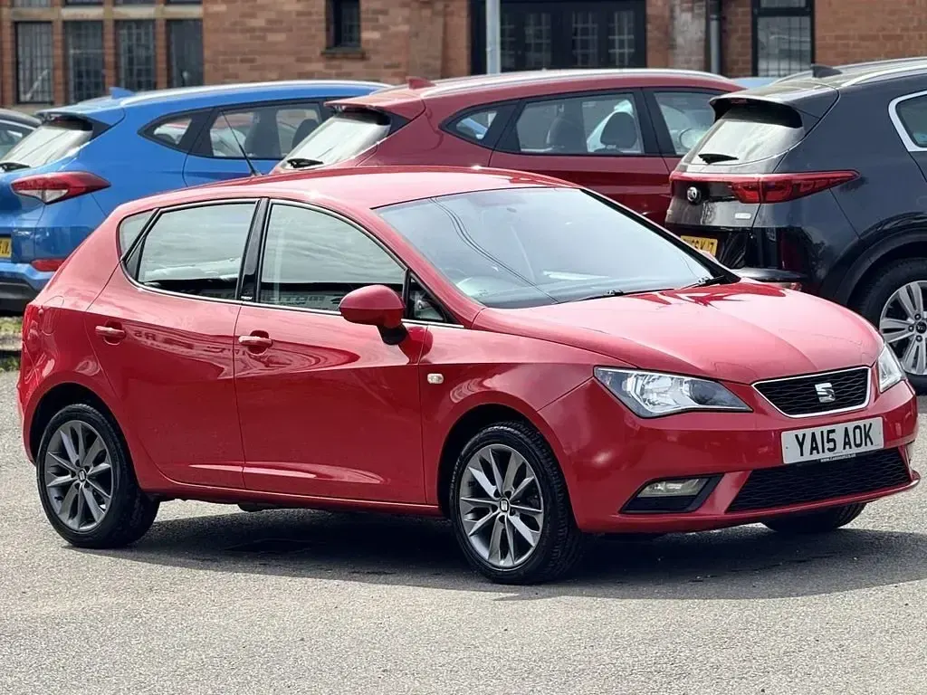 Gebraucht Seat Ibiza I-Tech 105 PS (77 kW) 2015 Rot Kleinwagen