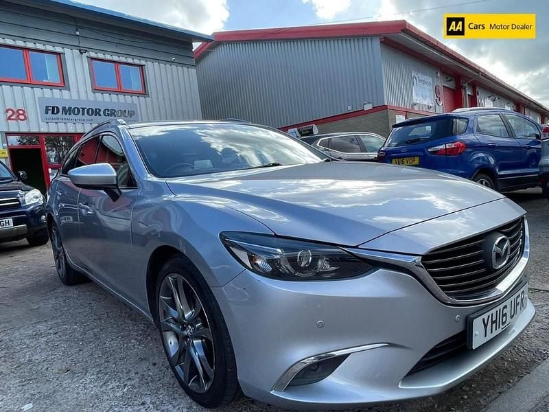 Silver Used 2016 Mazda 6 Inclusive Estate | £5,300 (Good price) - Image 1/4