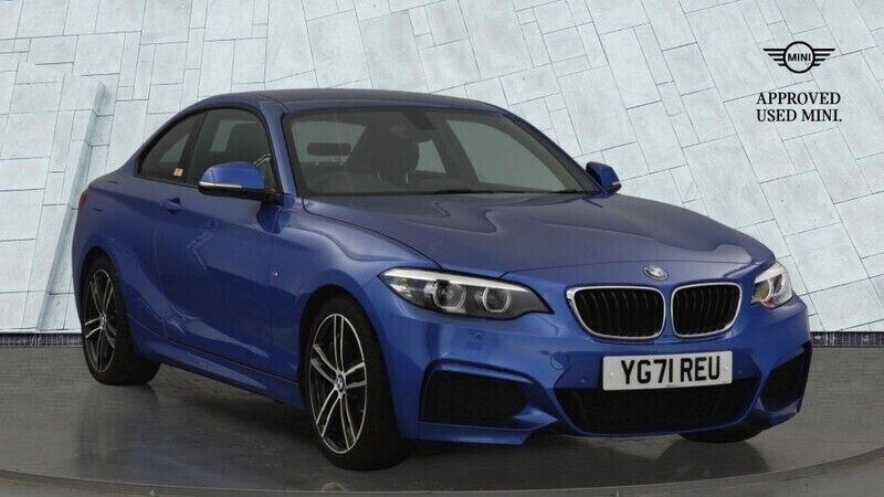 Blue Used 2021 BMW 218 M Sport Coupe | £18,995 (Good price) - Image 1/4