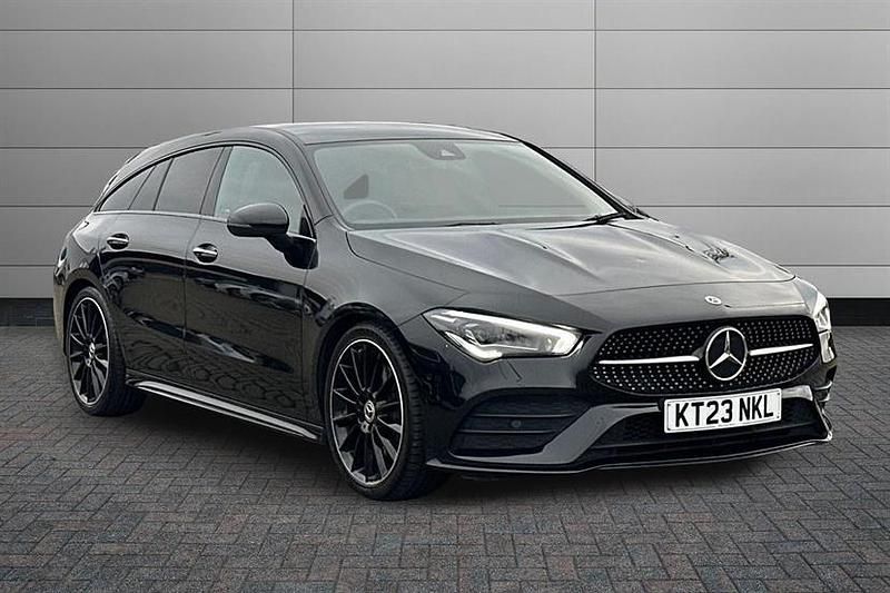 Used Mercedes CLA200 AMG Line Premium Plus 163 HP (119 kW) 2023 Black Estate