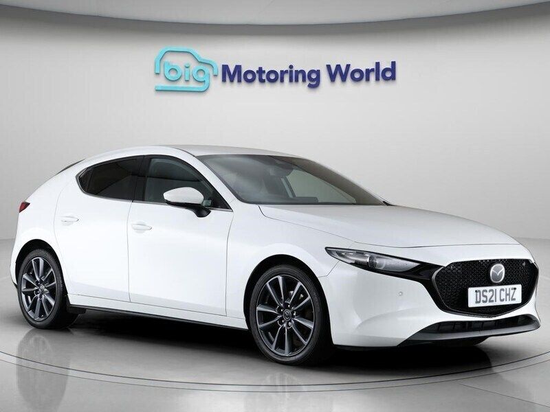 White Used 2021 Mazda 3 Inclusive Hatchback | £15,400 (Fair price) - Image 1/4