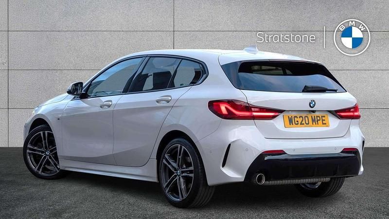 Used BMW 118 M Sport 138 HP (101 kW) 2020 White Hatchback