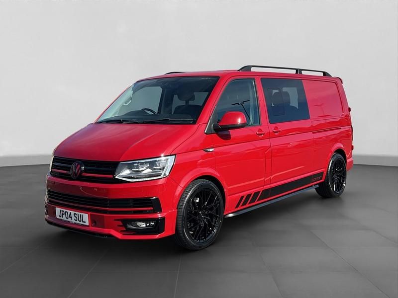 Begagnad VW Transporter Highline 150 HK (110 kW) 2016 Röd Van