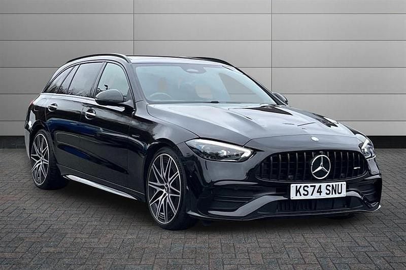 Used Mercedes C43 AMG Edition 421 HP (309 kW) 2024 Obsidian black Estate