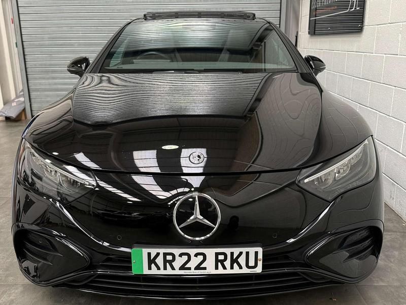 Used Mercedes EQE350 AMG Line Premium 214 kW (292 HP) 2022 Black Sedan
