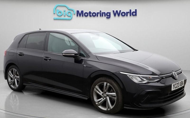 Used VW Golf VIII R-line 150 HP (110 kW) 2023 Black Hatchback