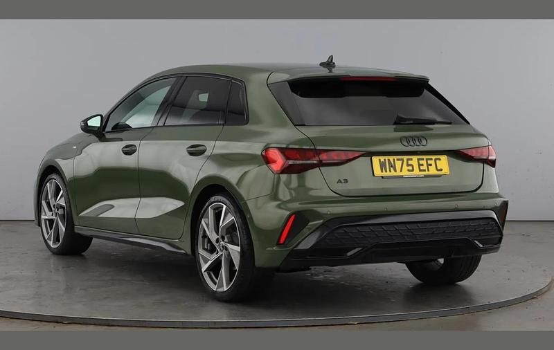 Used Audi A3 Black Edition 147 HP (108 kW) 2025 Green Hatchback