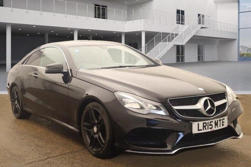 Black Used 2015 Mercedes E220 AMG line Coupe | £7,495 (Fair price) - Image 1/1