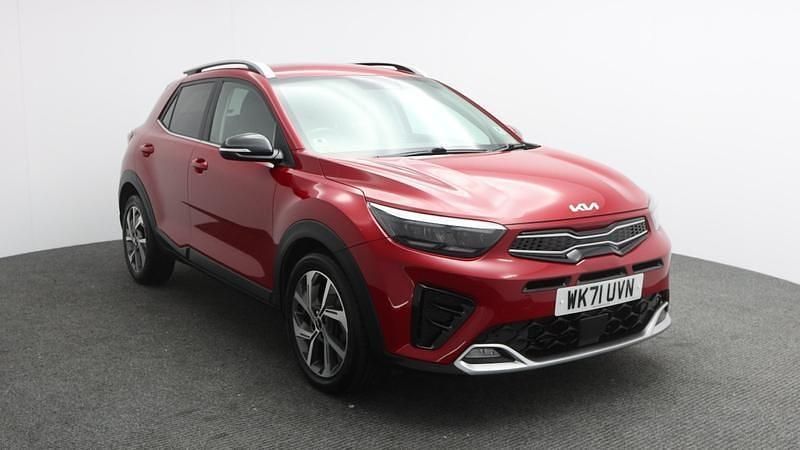 Red Used 2021 Kia Stonic GT-Line SUV | £15,199 (Fair price) - Image 1/4