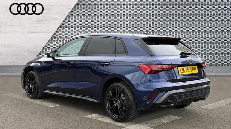 Used Audi A3 e-tron Black Edition 204 HP (150 kW) 2025 Blue Hatchback