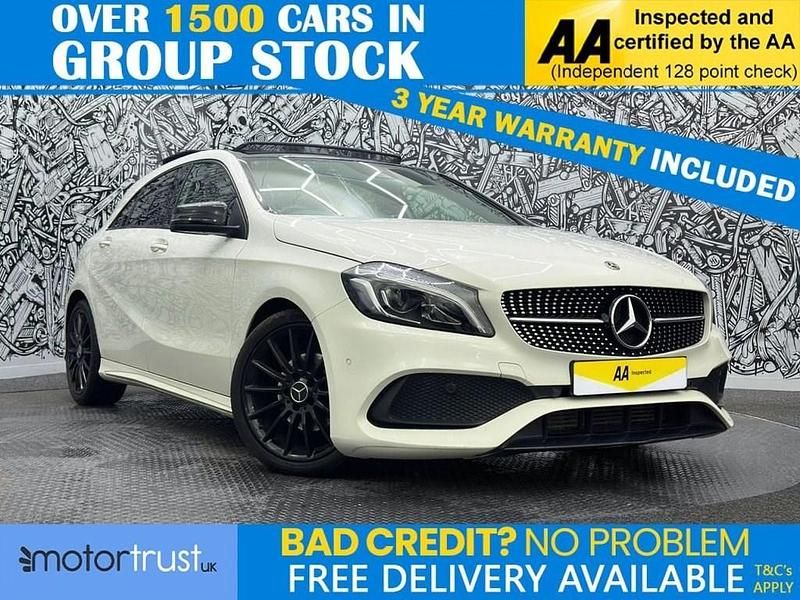 Used Mercedes A200 AMG Line Premium Plus 156 HP (114 kW) 2018 White Hatchback
