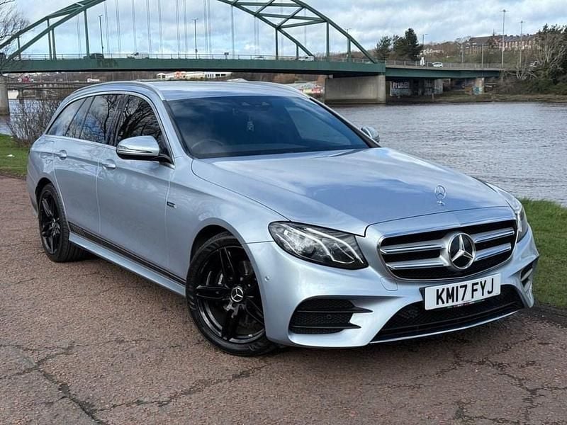 Used Mercedes E220 AMG line 194 HP (142 kW) 2017 Silver Estate