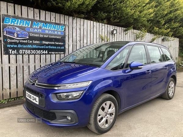 Used Citroën Grand C4 Picasso Touch 100 HP (73 kW) 2016 Blue MPV