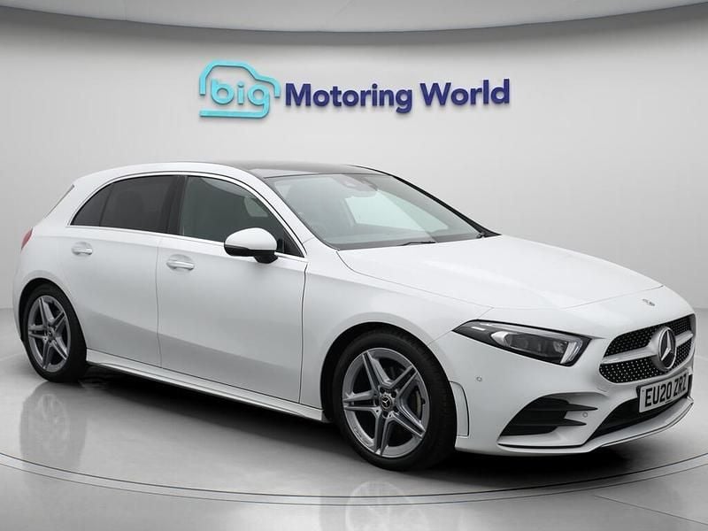 White Used 2020 Mercedes A200 AMG line Hatchback | £18,400 (A bit pricey) - Image 1/4