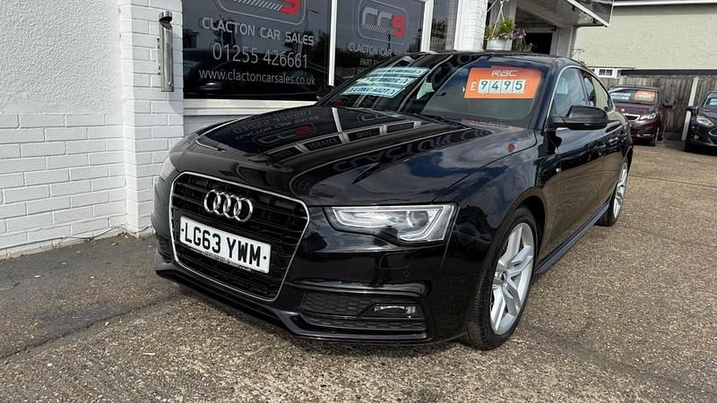 Used Audi A5 Sportback S-Line 2013 Black Hatchback