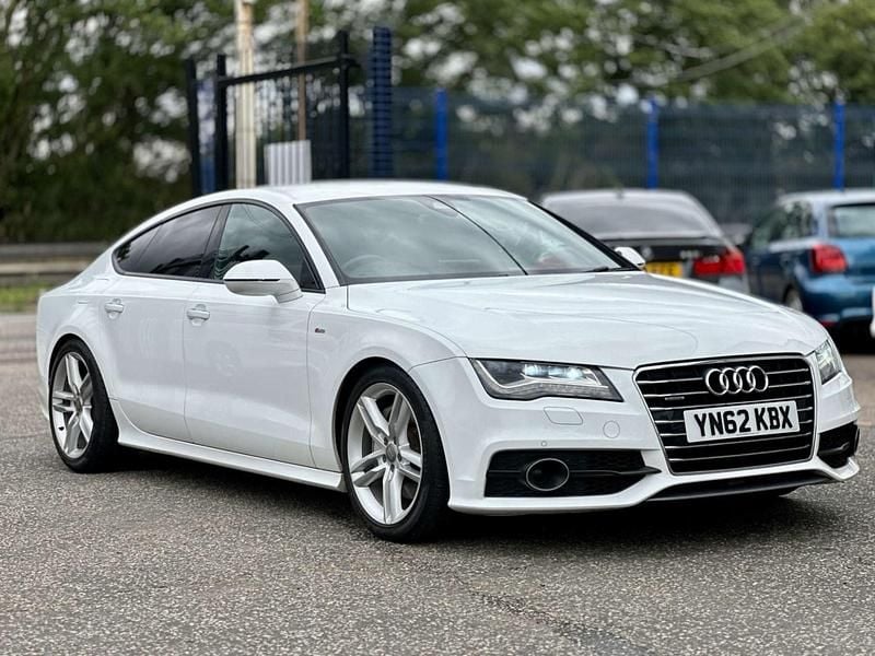 White Used 2013 Audi A7 Sportback S-Line Hatchback | £12,995 (Fair price) - Image 1/4