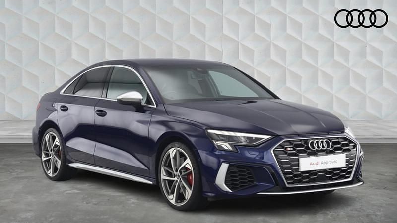 Navarra blue Used 2023 Audi S3 Comfort Sedan | £31,750 (Good price) - Image 1/4