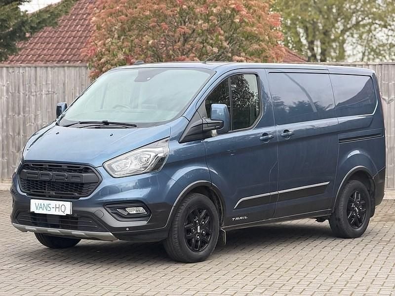 Used Ford Transit Custom 130 HP (95 kW) 2021 Blue Van