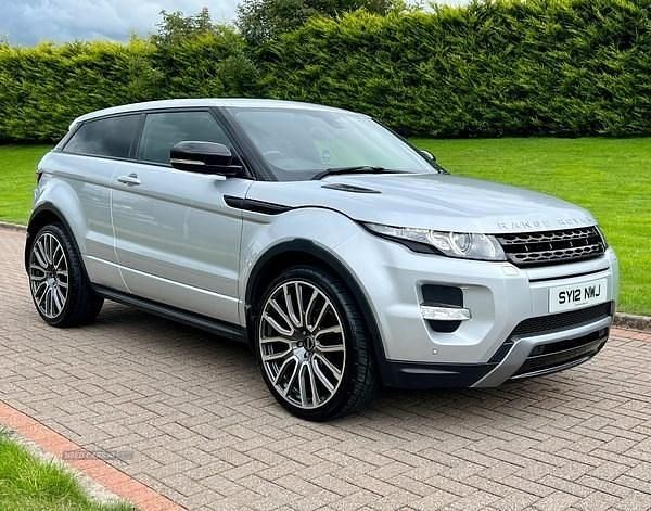 Silver Used 2012 Land Rover Range Rover evoque Dynamic SUV | £10,995 (Expensive) - Image 1/4