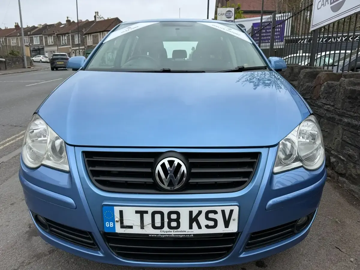 Used VW Polo Match 70 HP (51 kW) 2008 Blue Hatchback