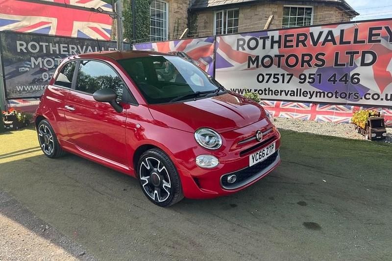Black Used 2016 Fiat 500 S Hatchback | £5,795 (Fair price) - Image 1/1