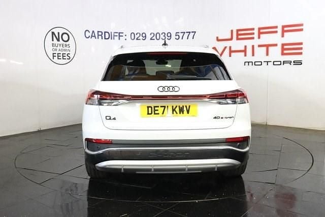 Used Audi Q4 e-tron S-Line 125 kW (170 HP) 2021 White SUV