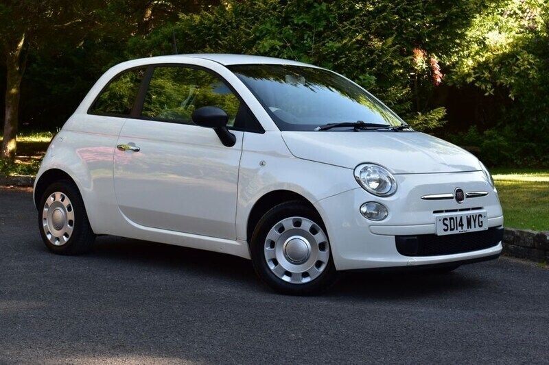 White Used 2014 Fiat 500 Pop Hatchback | £4,185 (Good price) - Image 1/4