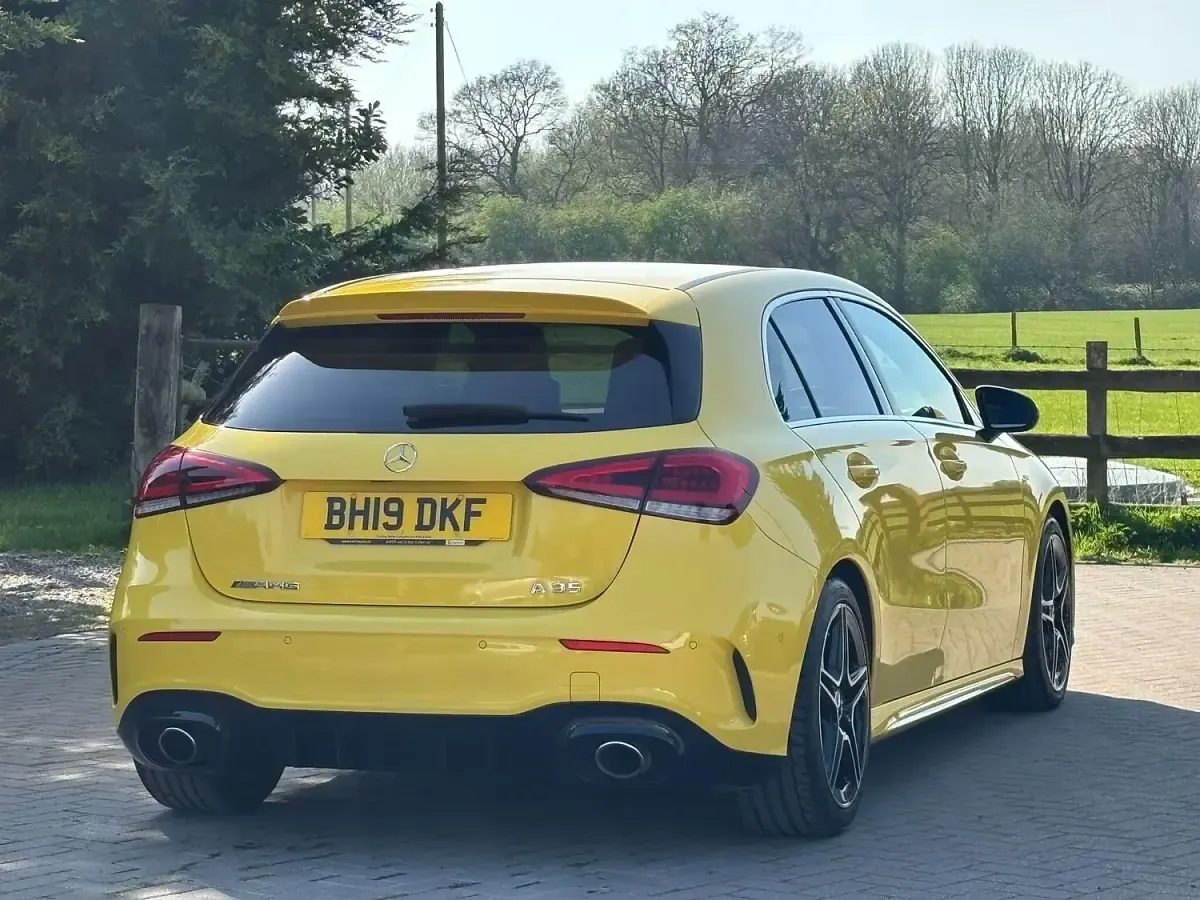 Used Mercedes A35 AMG Executive 2019 Yellow Hatchback