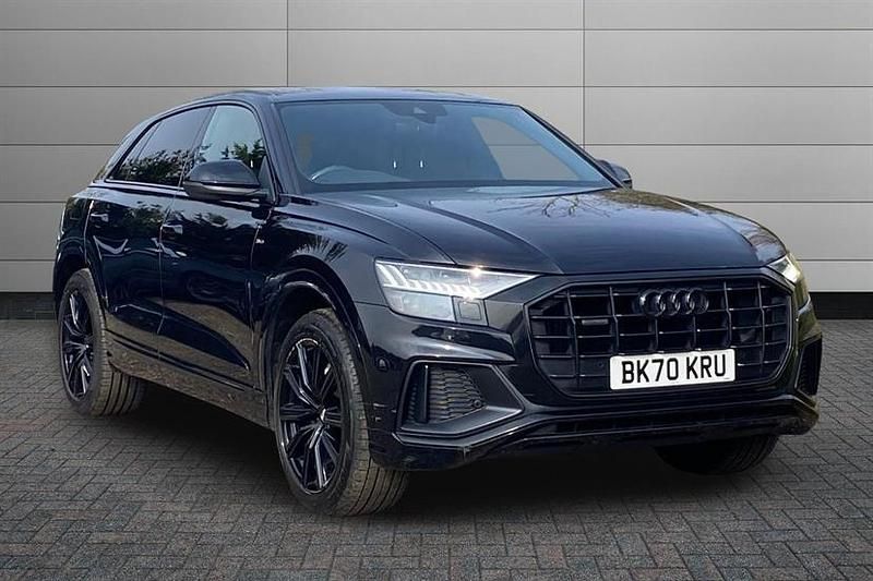 Used Audi Q8 S-Line 286 HP (210 kW) 2020 Dragon orange SUV