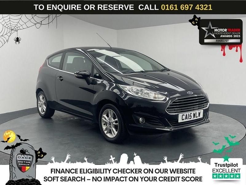 Black Used 2015 Ford Fiesta Zetec Hatchback | £5,470 (Fair price) - Image 1/3