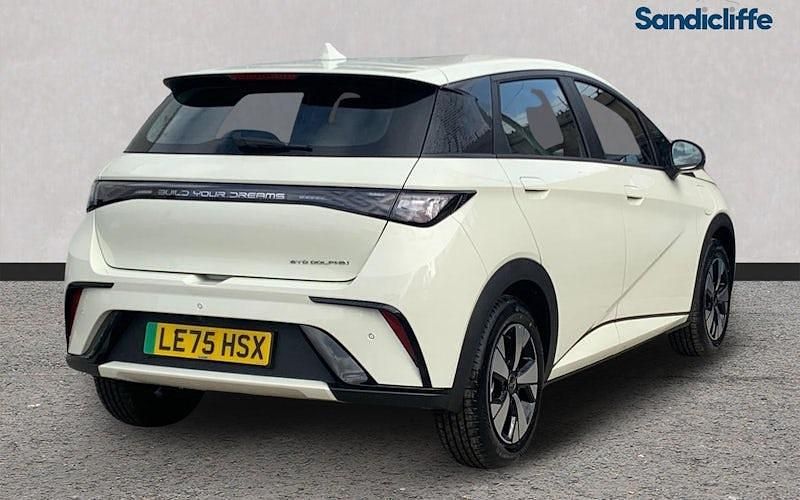 New BYD Dolphin Active 69 kW (95 HP) 2025 White Hatchback