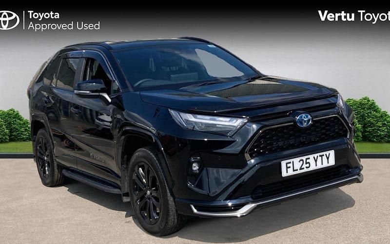 Black Used 2025 Toyota RAV4 Hybrid Design SUV | £42,691 - Image 1/4