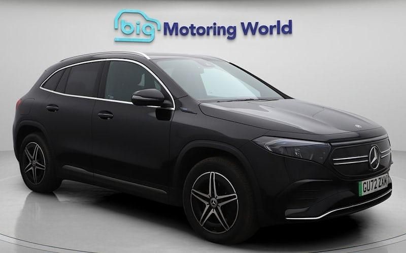 Black Used 2022 Mercedes EQA250+ AMG line SUV | £19,400 (Fair price) - Image 1/4
