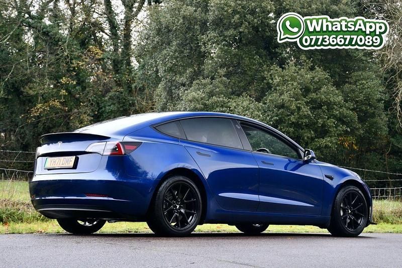 Used Tesla Model 3 Standard Range 366 kW (498 HP) 2021 Blue Sedan