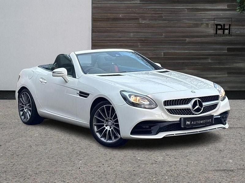 White Used 2016 Mercedes SLC200 AMG line Cabriolet | £17,290 (Fair price) - Image 1/4