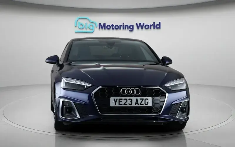 Used Audi A5 S-Line 150 HP (110 kW) 2023 Blue Coupe