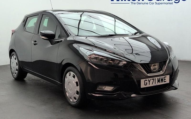 Used Nissan Micra Acenta 92 HP (67 kW) 2022 Black Hatchback