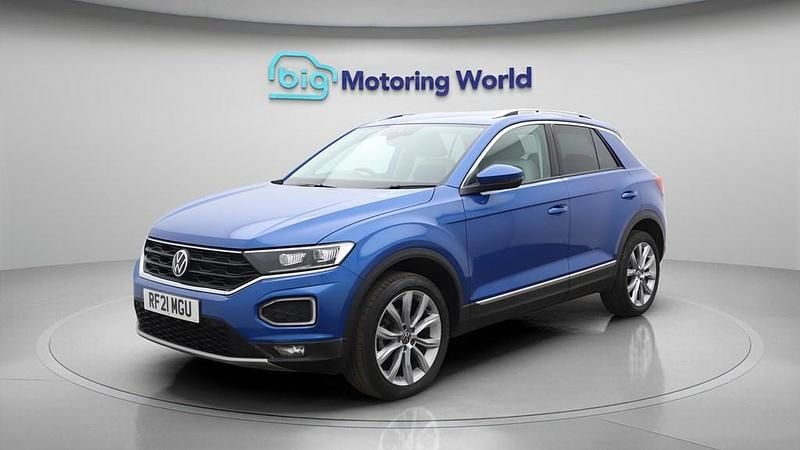 Used VW T-Roc SEL 150 HP (110 kW) 2021 Blue SUV