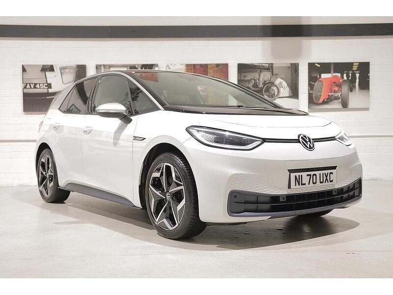 White Used 2020 VW ID.3 Pro Hatchback | £12,680 (Fair price) - Image 1/4