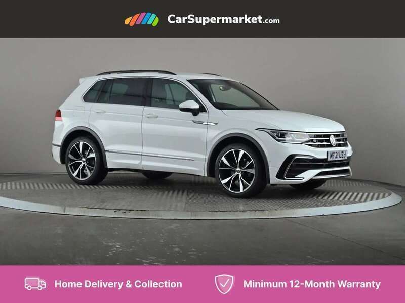 White Used 2021 VW Tiguan R-line SUV | £26,397 (Fair price) - Image 1/4